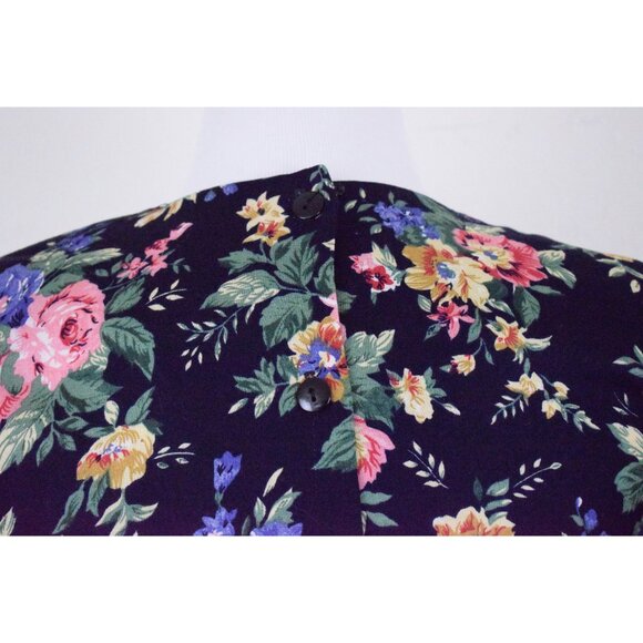 Vintage 90s Floral Rayon Dress size 6 - Picture 10 of 10